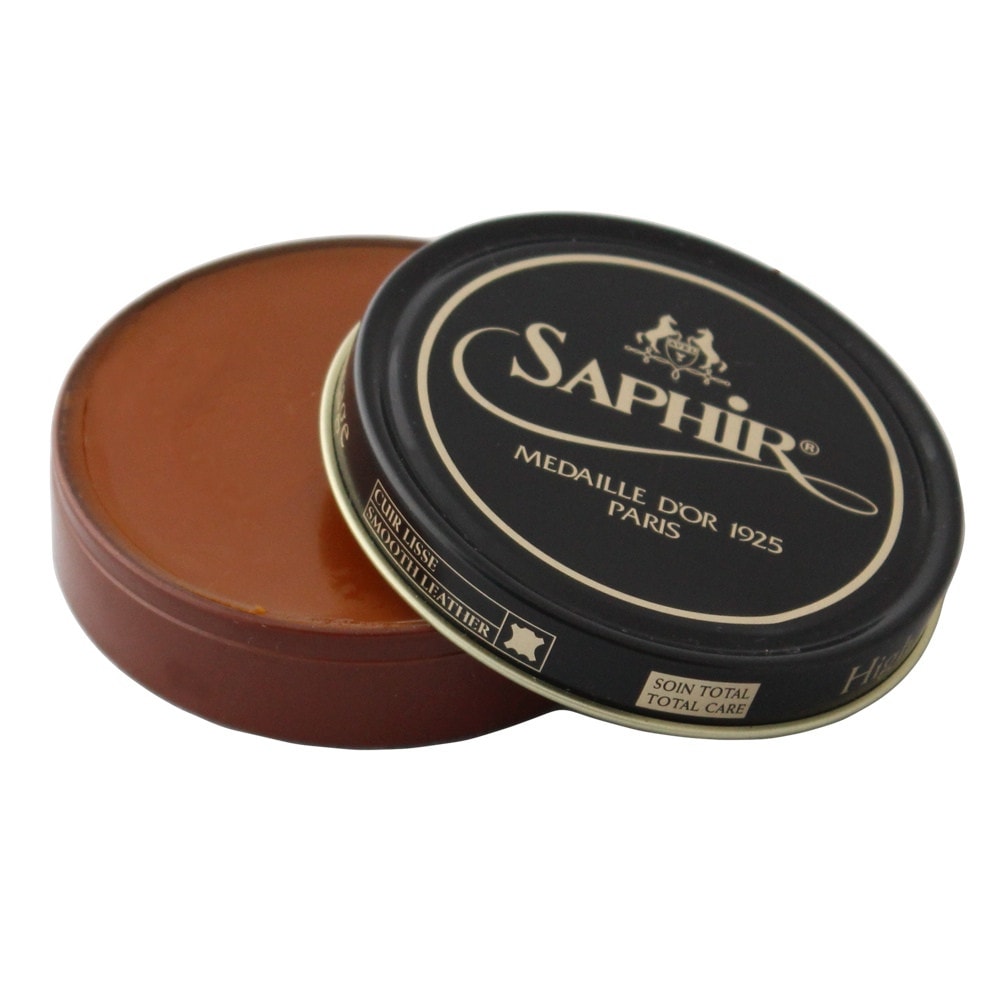 saphir burgundy wax
